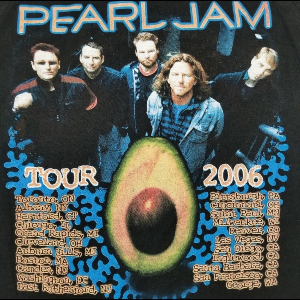 DELTA PEARL JAM 2006 TOUR SHIRT